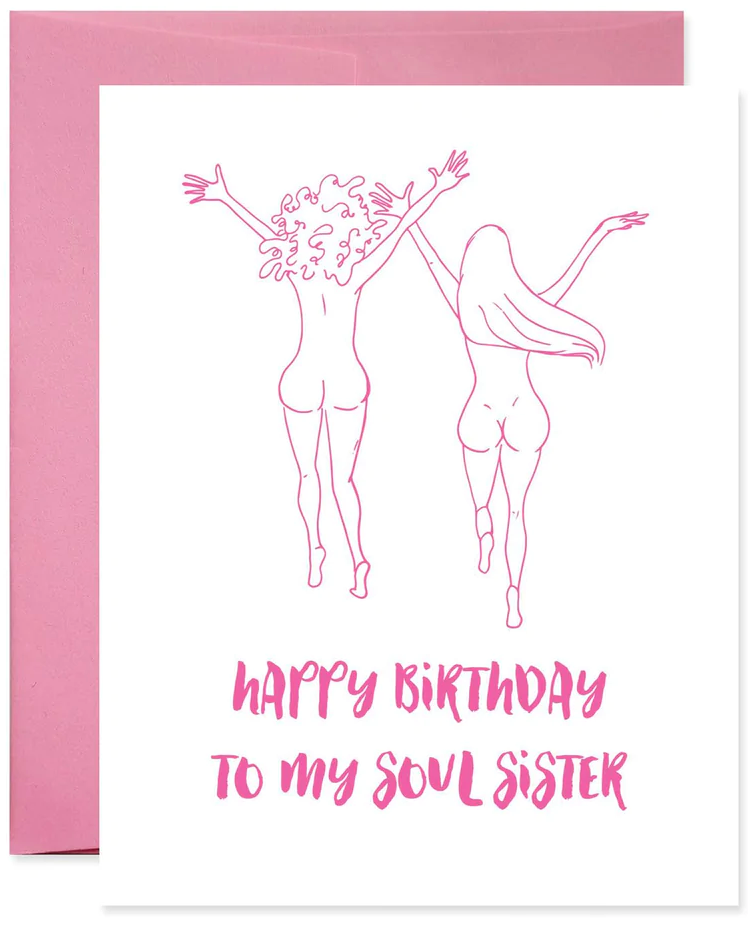happy birthday to my sister card