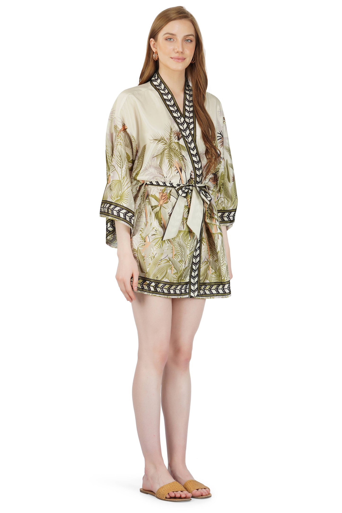 Olivia Printed Kimono Cover Up