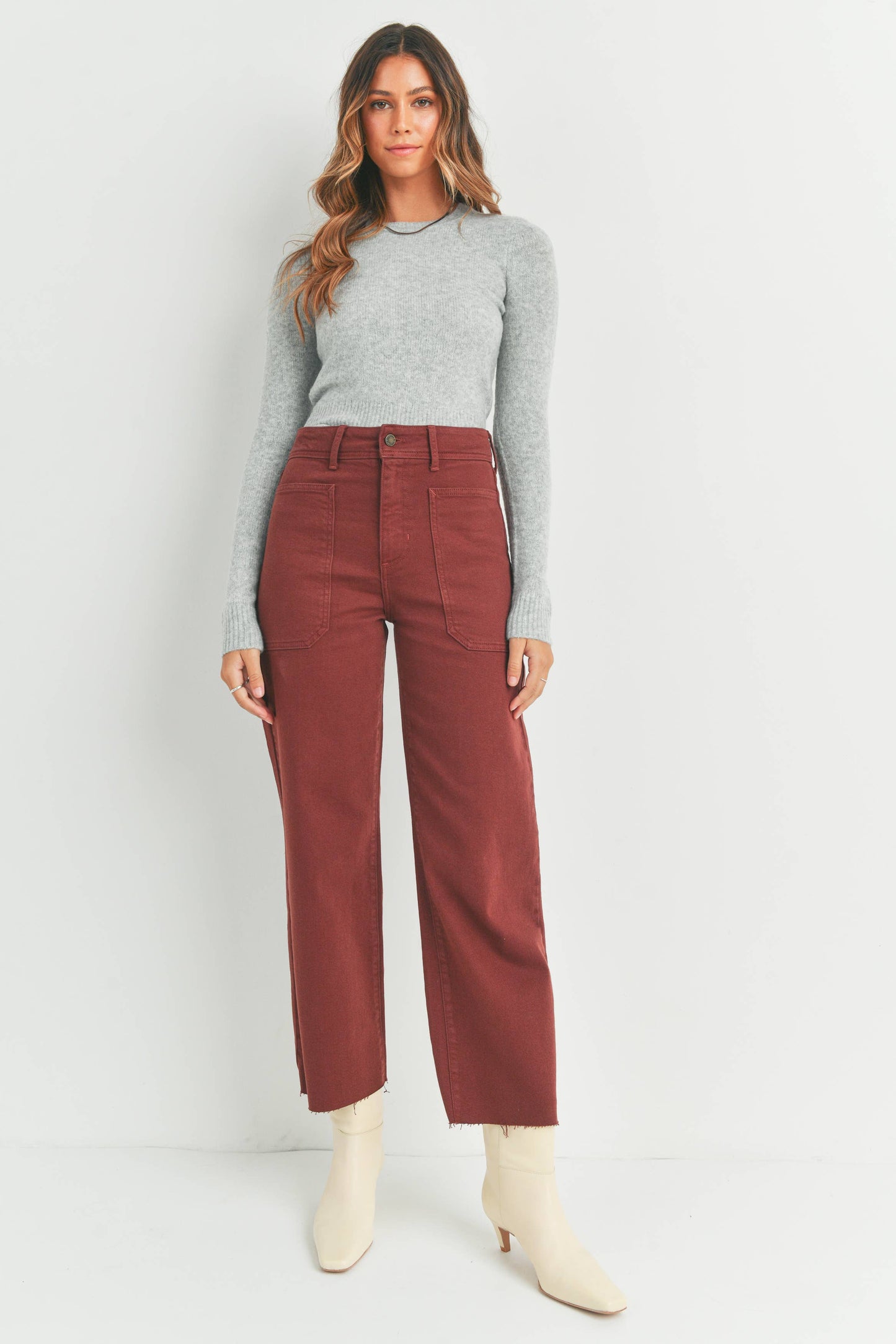 The Nautical Wide Leg - Cinnamon