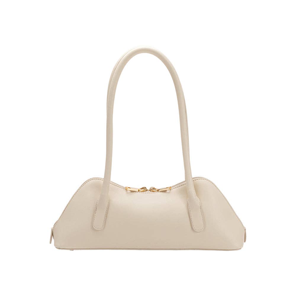 Dakota Recycled Vegan Shoulder Bag - Ivory