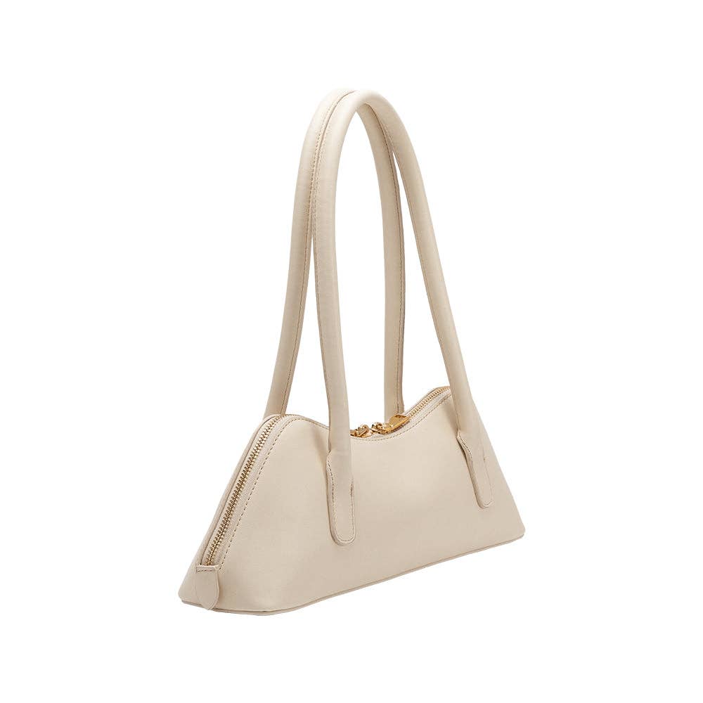 Dakota Recycled Vegan Shoulder Bag - Ivory