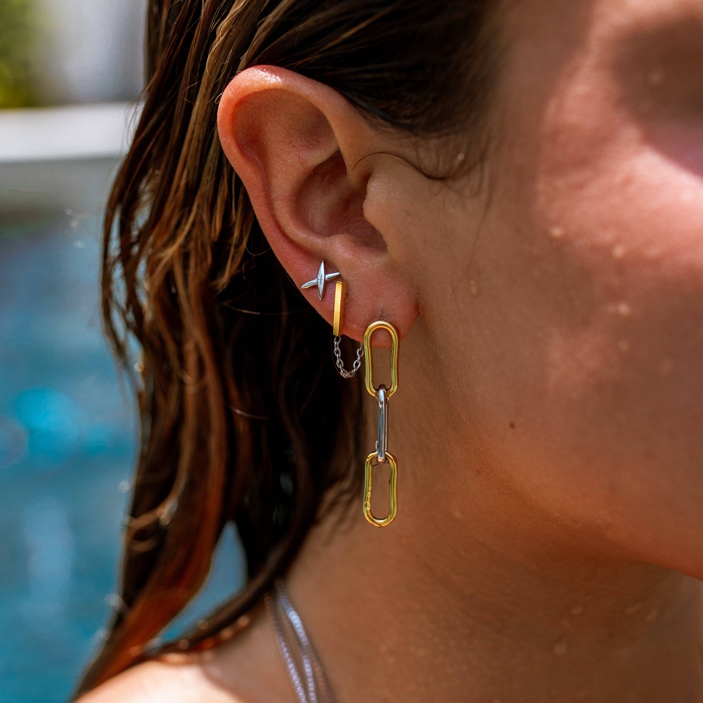 Yacht Club Earrings - Gold