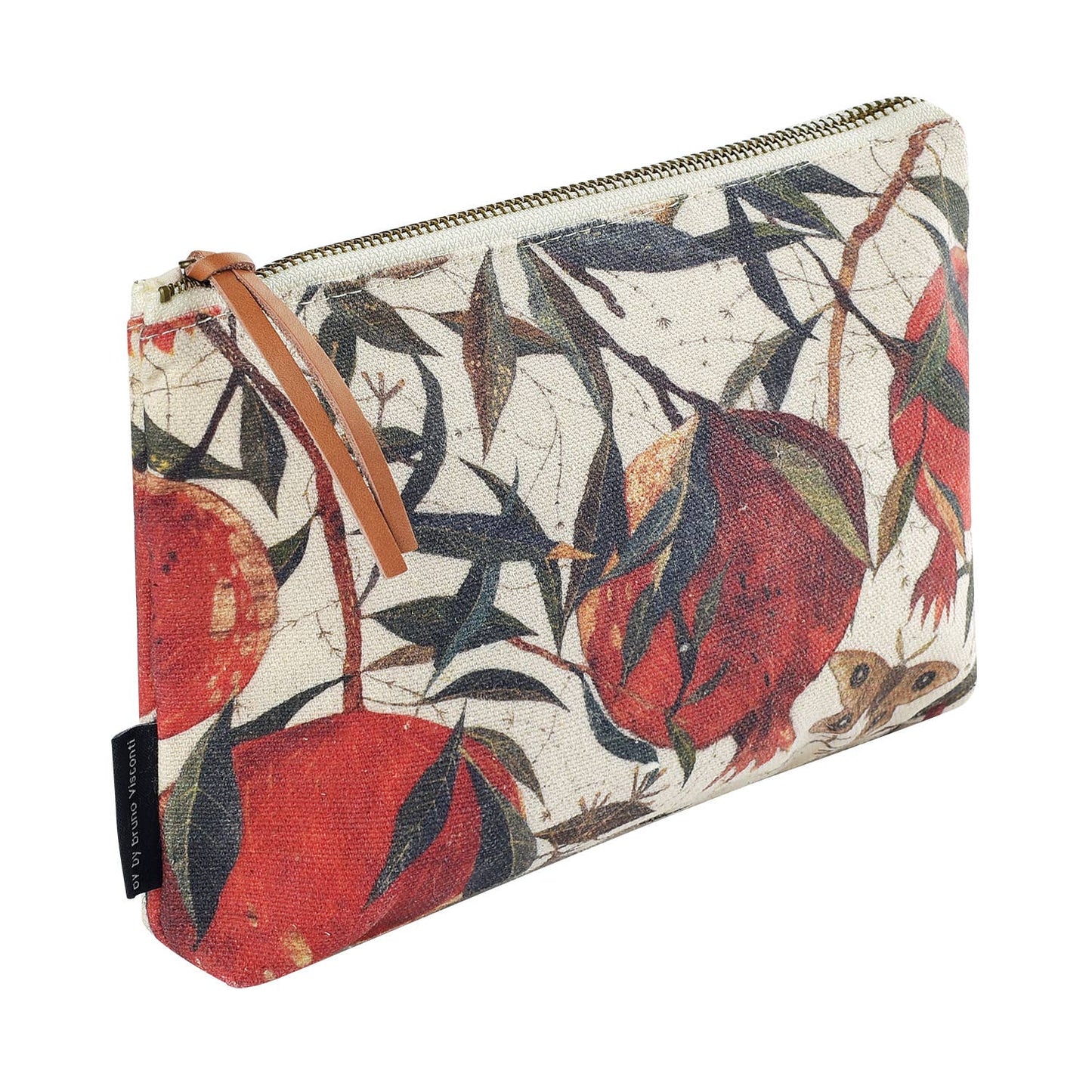 Canvas Pouch - Pomegranate