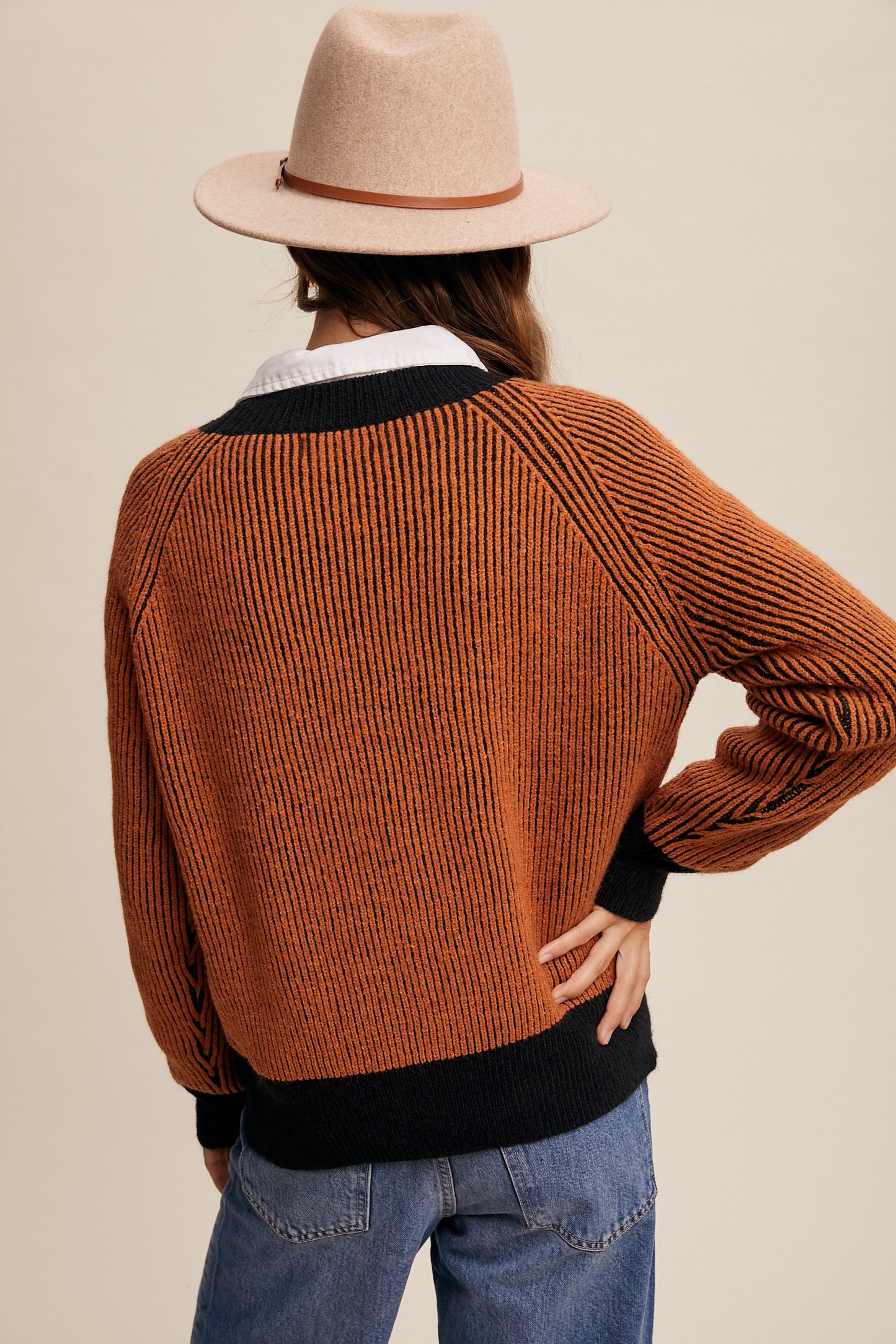 Butter Scotch Colorblock Sweater