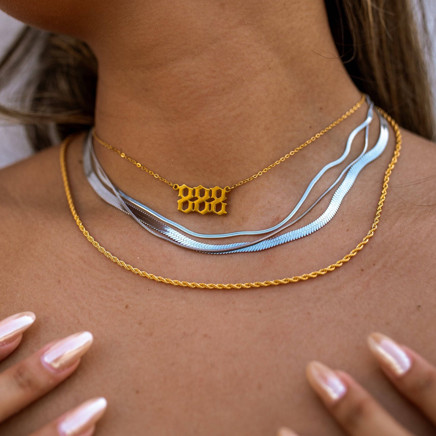 Stillness Necklace: Silver or Gold