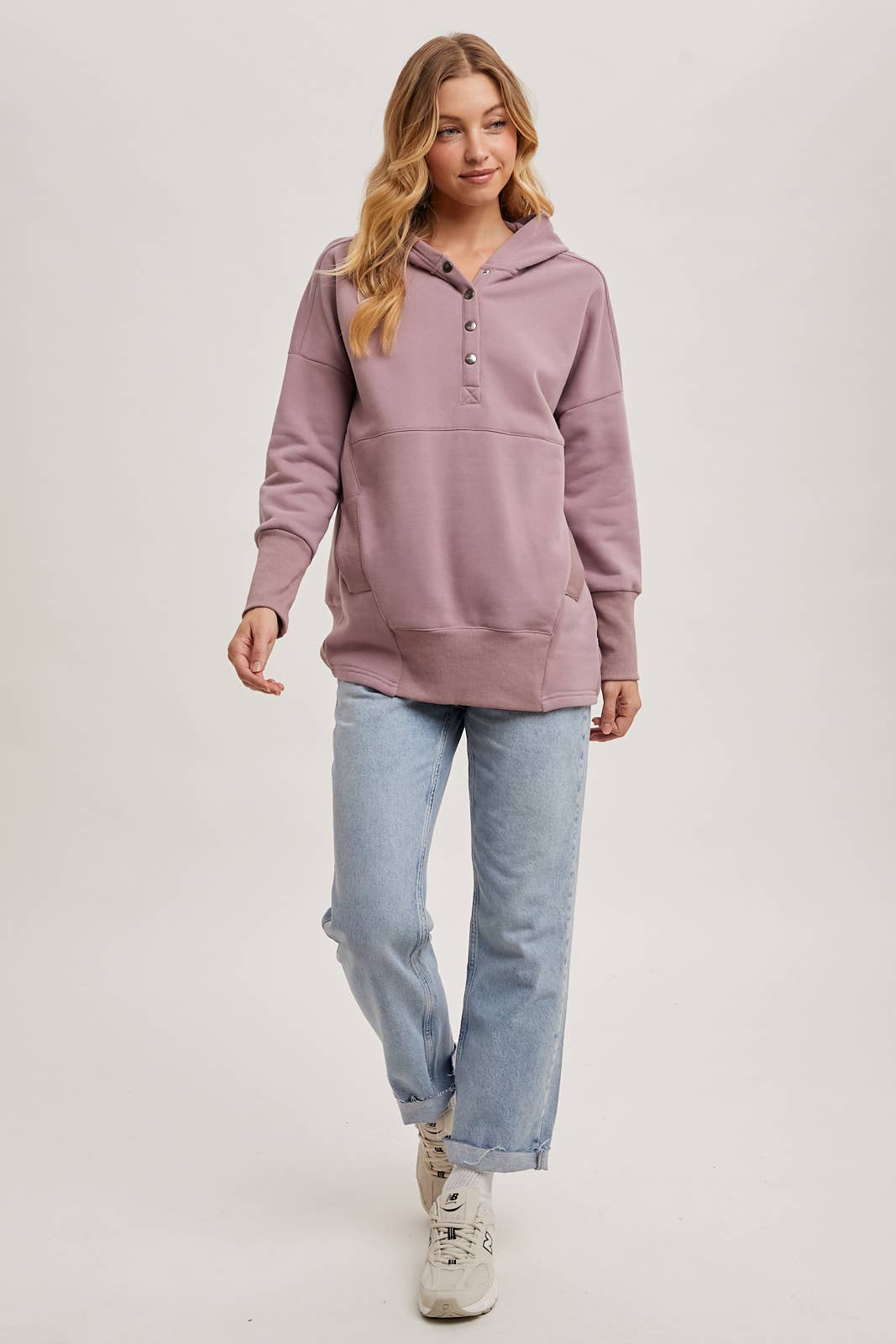 Mauve Tunic Hoodie