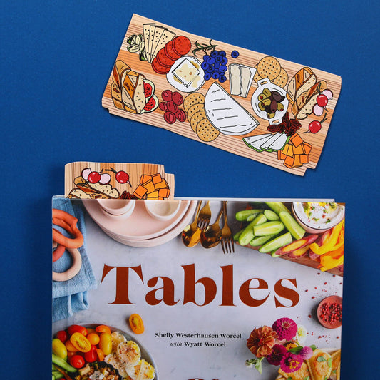 Cheeseboard Bookmark (it's die cut!)