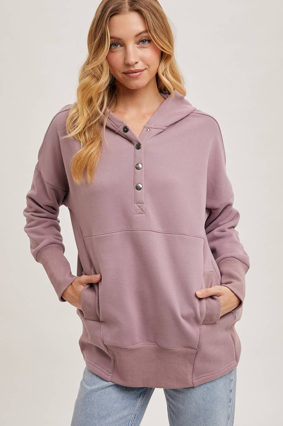 Mauve Tunic Hoodie