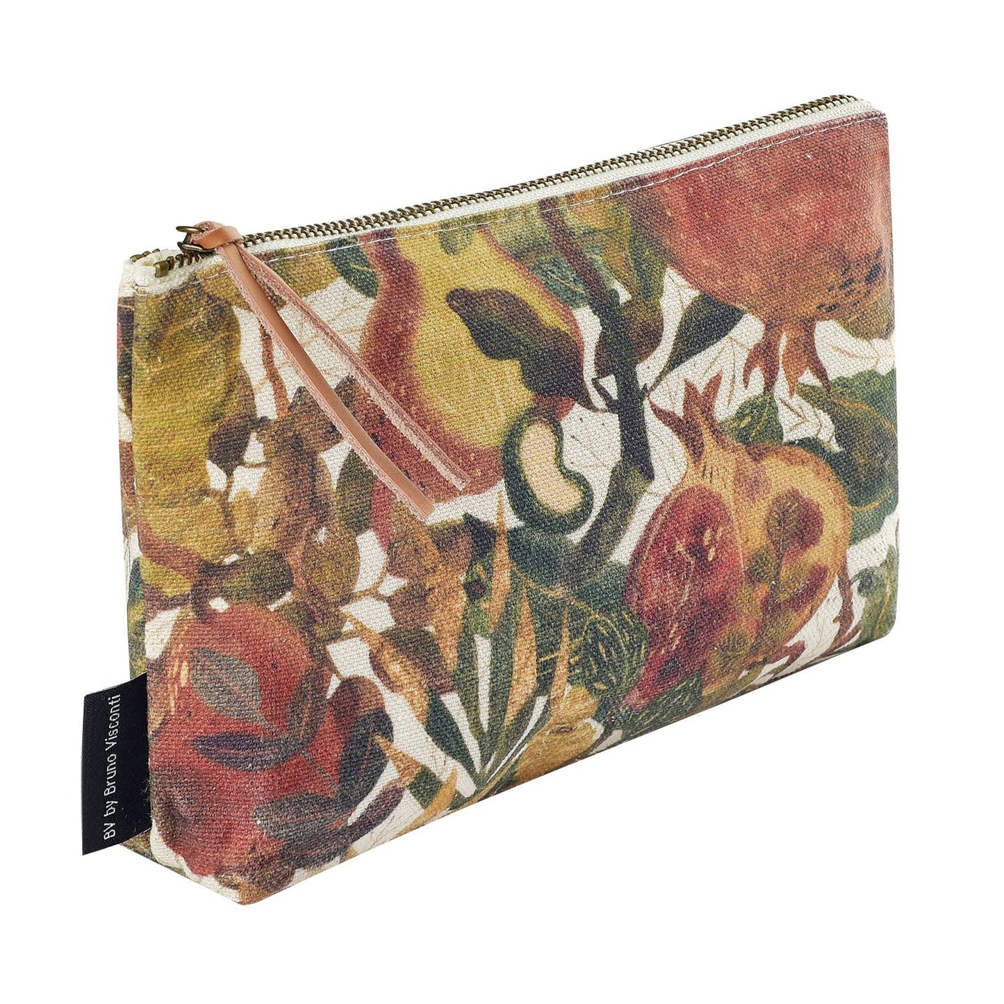 Canvas Pouch - Fig Print