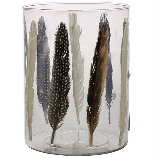 Enameled Feather Hurricane - Large