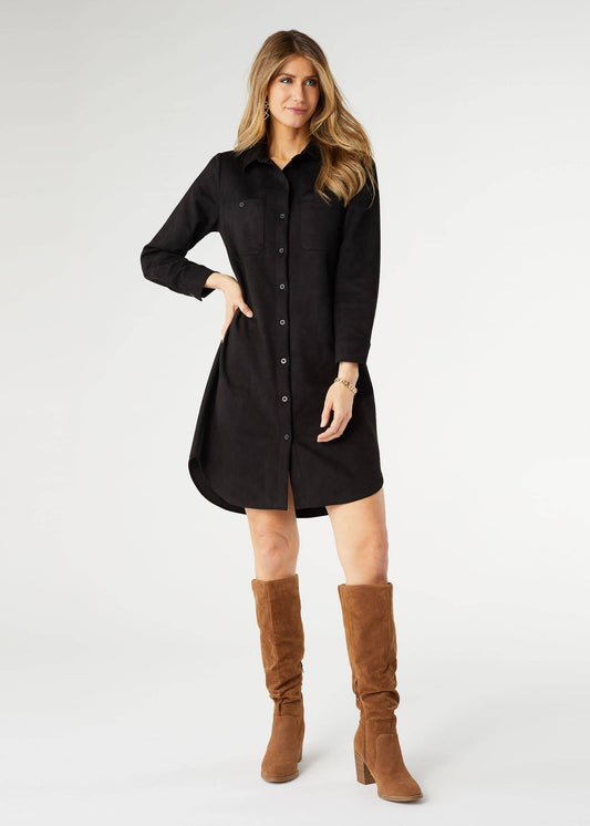 Charlie Faux Suede Dress