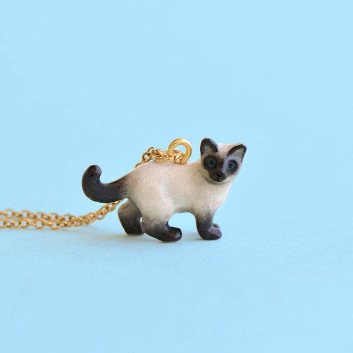 Siamese Cat Necklace