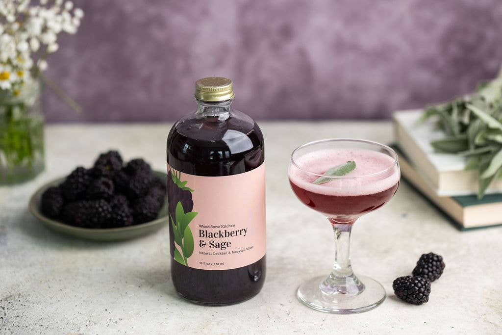 Blackberry & Sage Cocktail Mixer and Mocktail Mixer, 16 fl oz