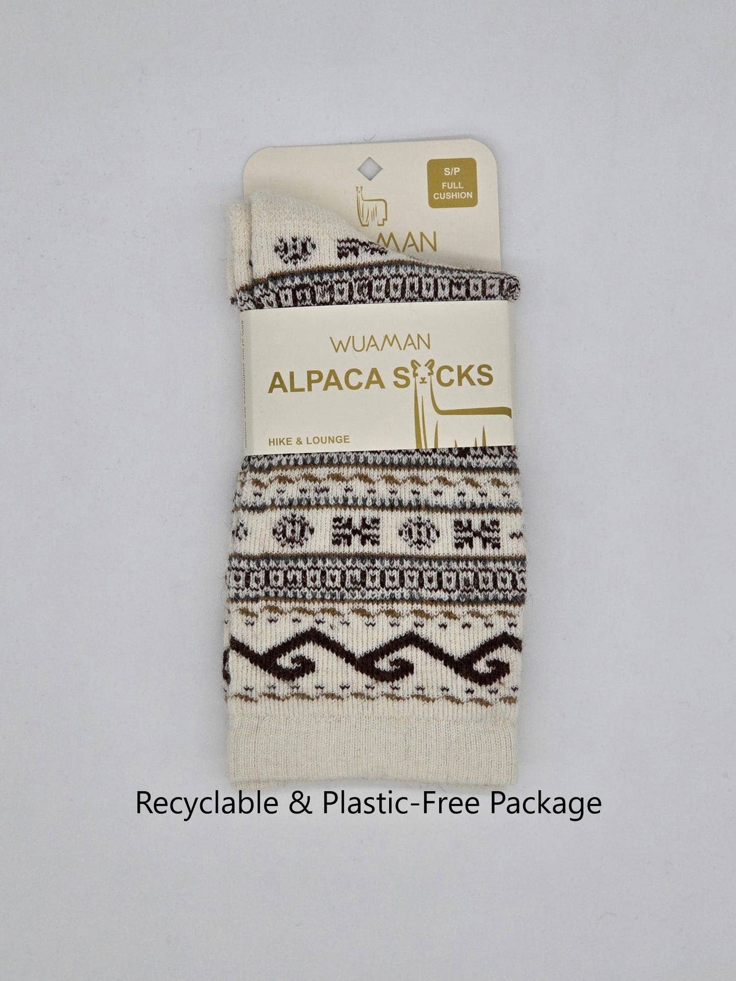 Fair Isle Alpaca Socks - Dark Mint