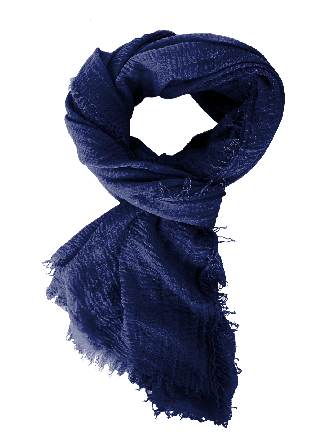 Buttery Soft Gauze Scarf - Cobalt