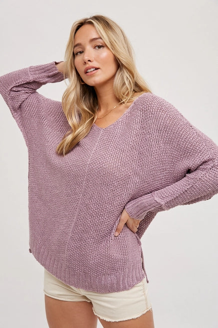 Reverse Seam Oversized Sweater