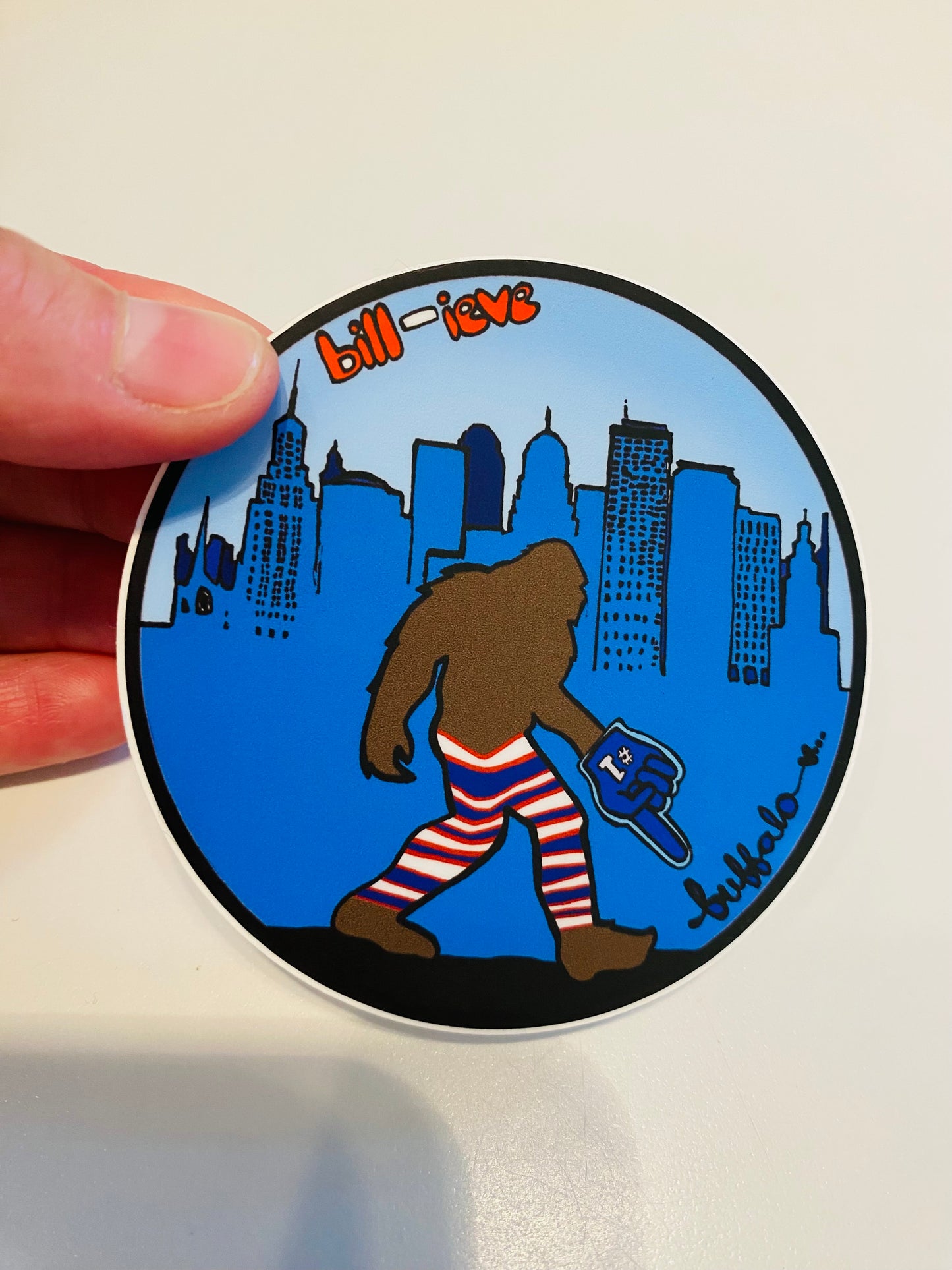 City Yeti Sticker