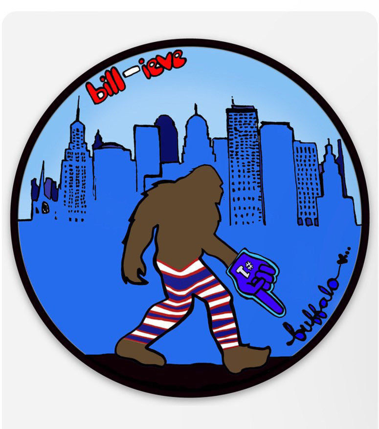 City Yeti Sticker