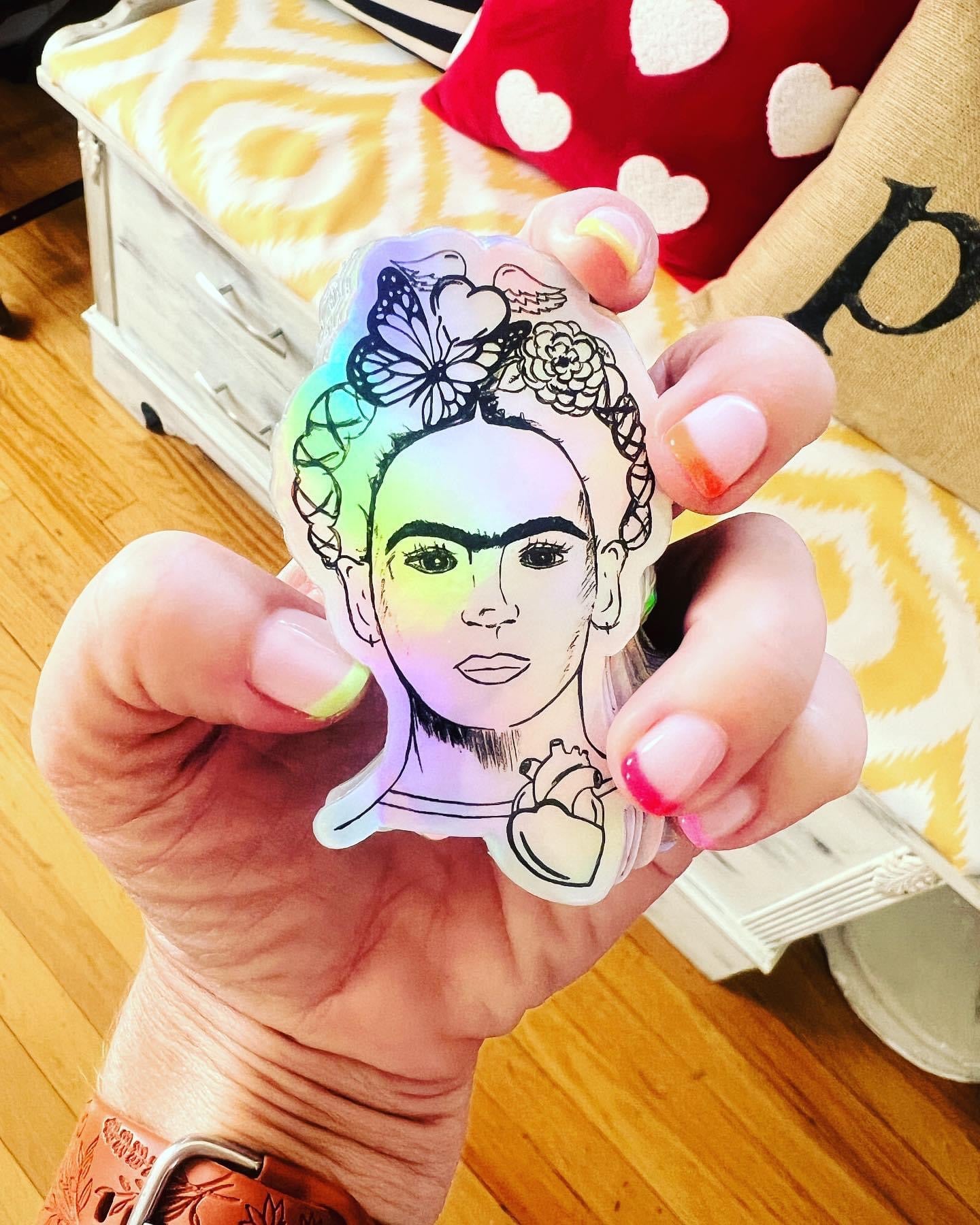 Iridescent Frida Sticker