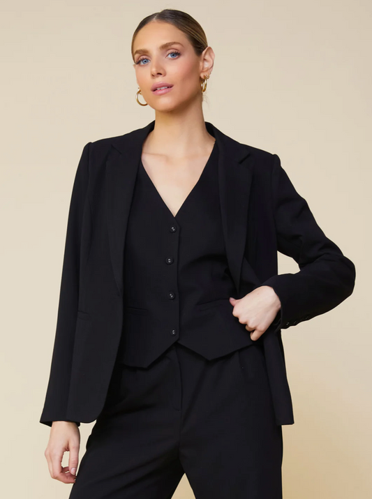 Tailored Single Button Blazer