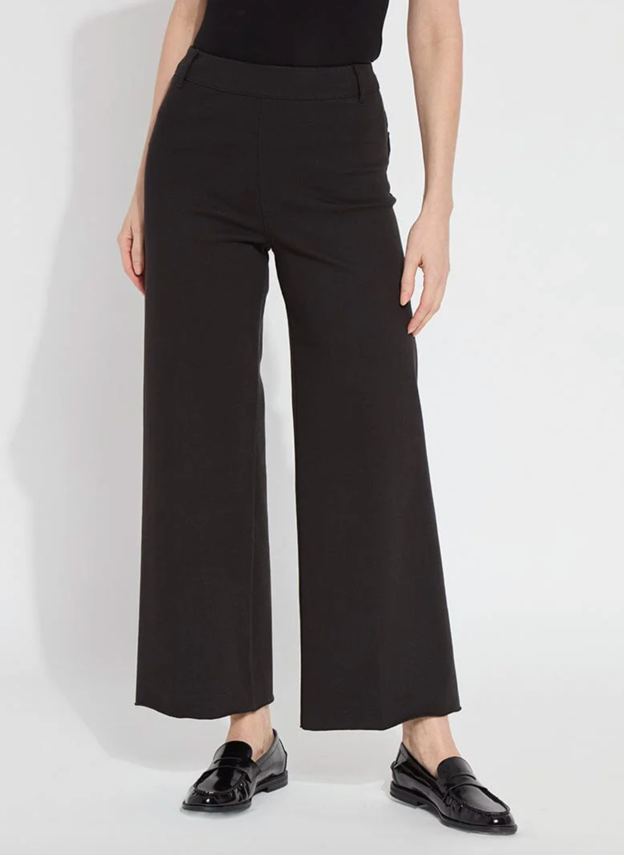 Erin High Waist Wide Leg Denim - Black