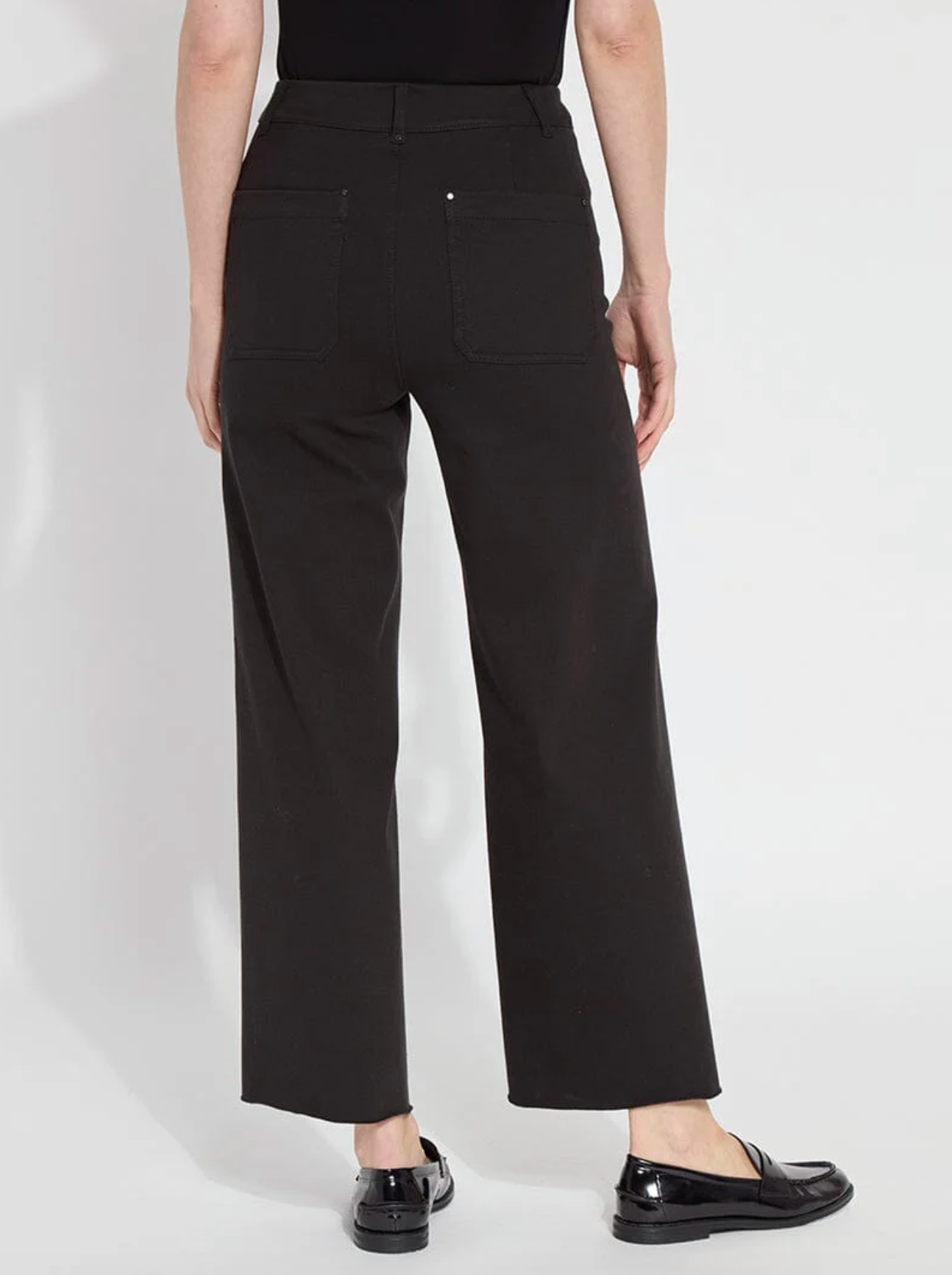 Erin High Waist Wide Leg Denim - Black