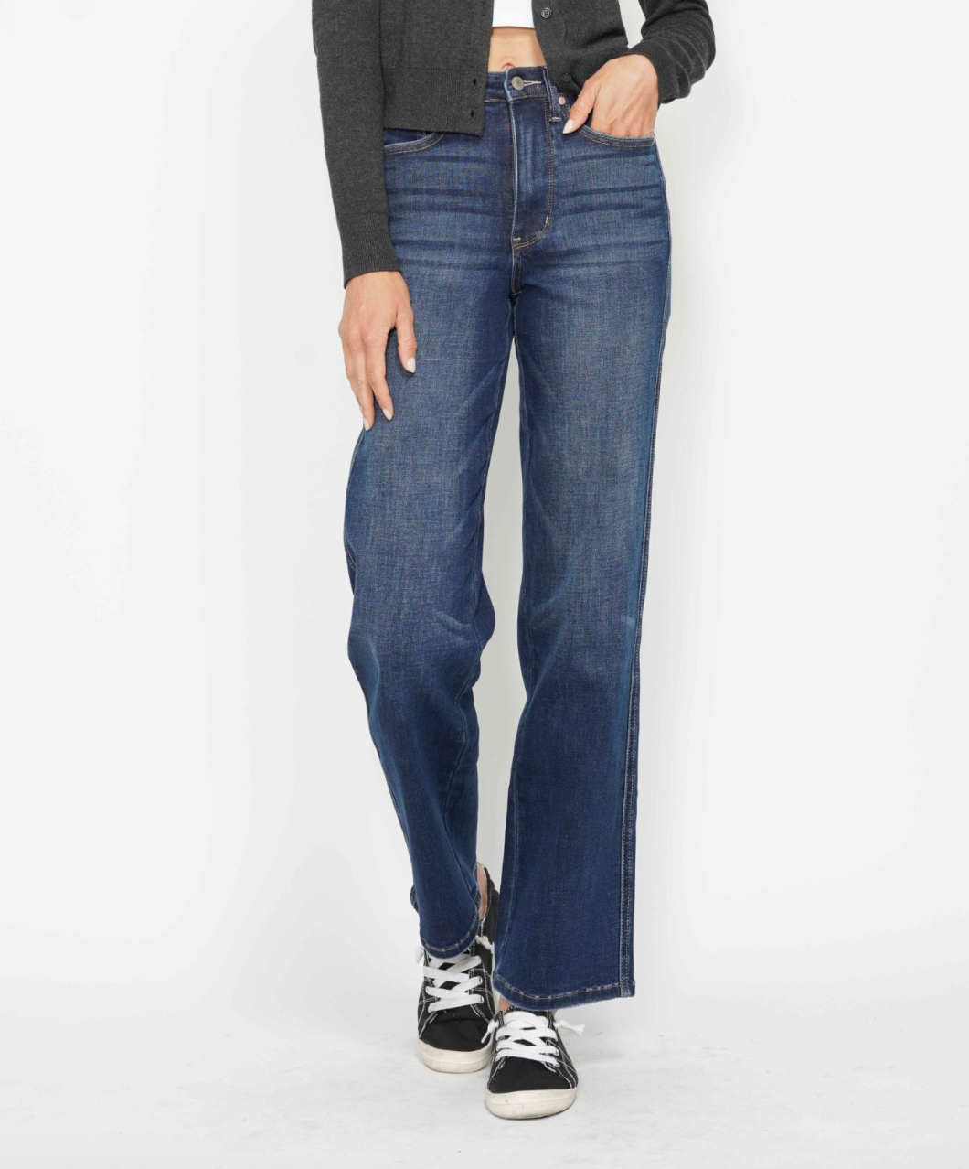 JUDY BLUE - Tummy Control Classic Straight Jeans