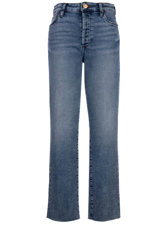 Reese High Rise Fab Ab Ankle Straight Jeans