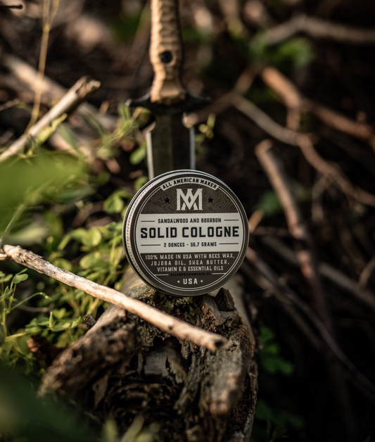 Sandalwood & Bourbon Solid Cologne