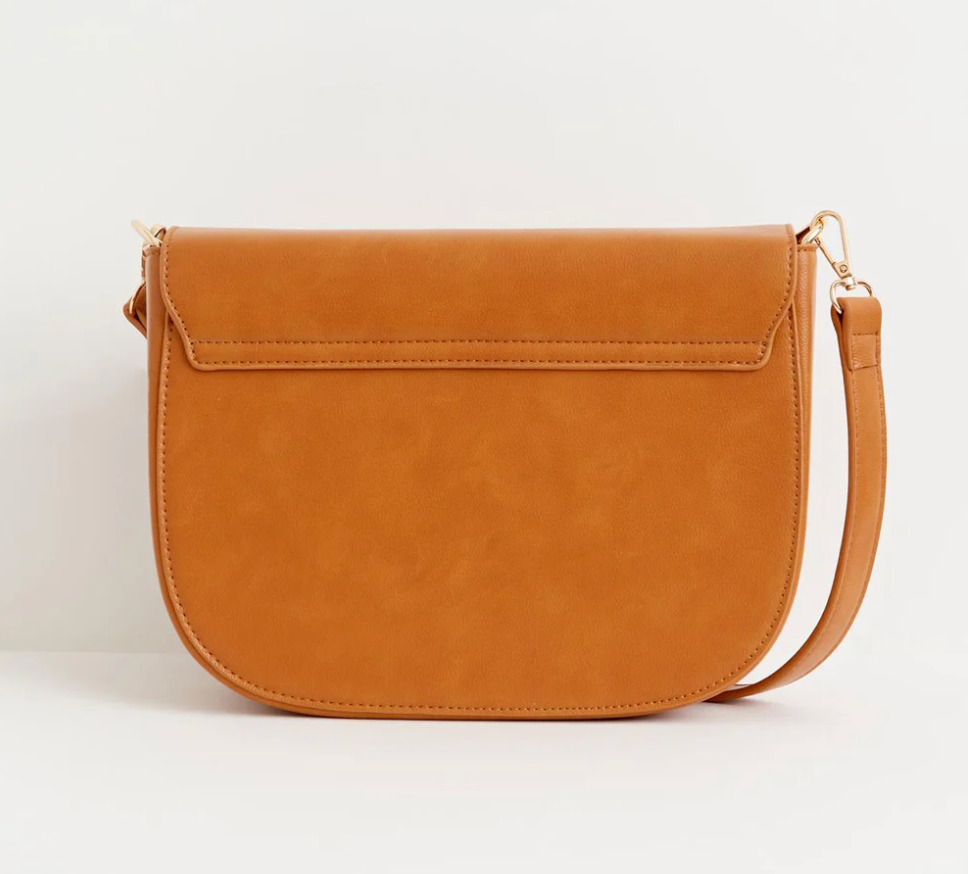 Nina Messenger Handbag - Tan