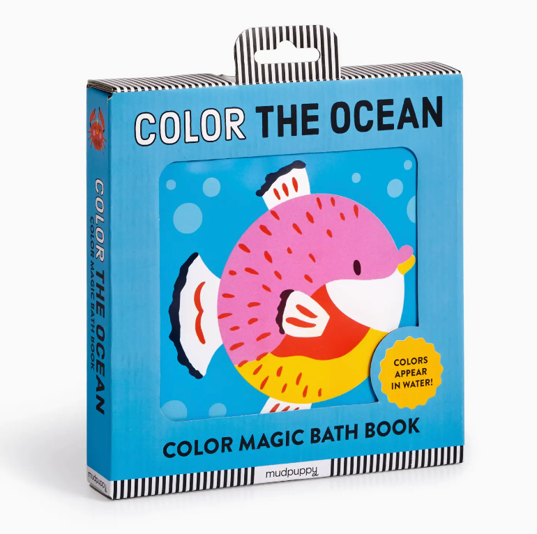 Color the Ocean Color Magic Bath Book