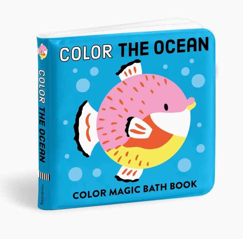 Color the Ocean Color Magic Bath Book