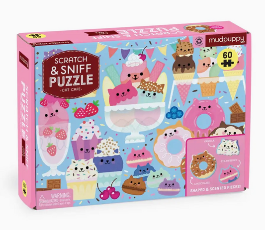 Cat Cafe Scratch & Sniff Puzzle