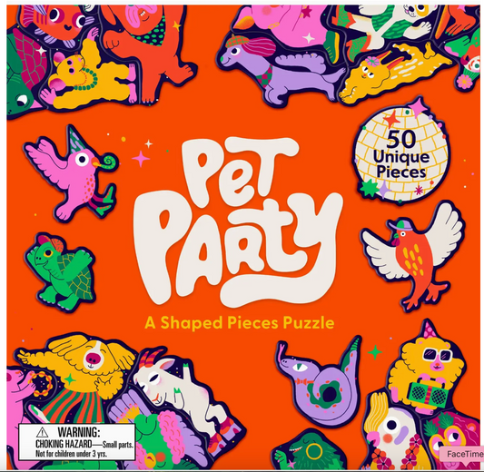 Pet Party Shaped Puzzle