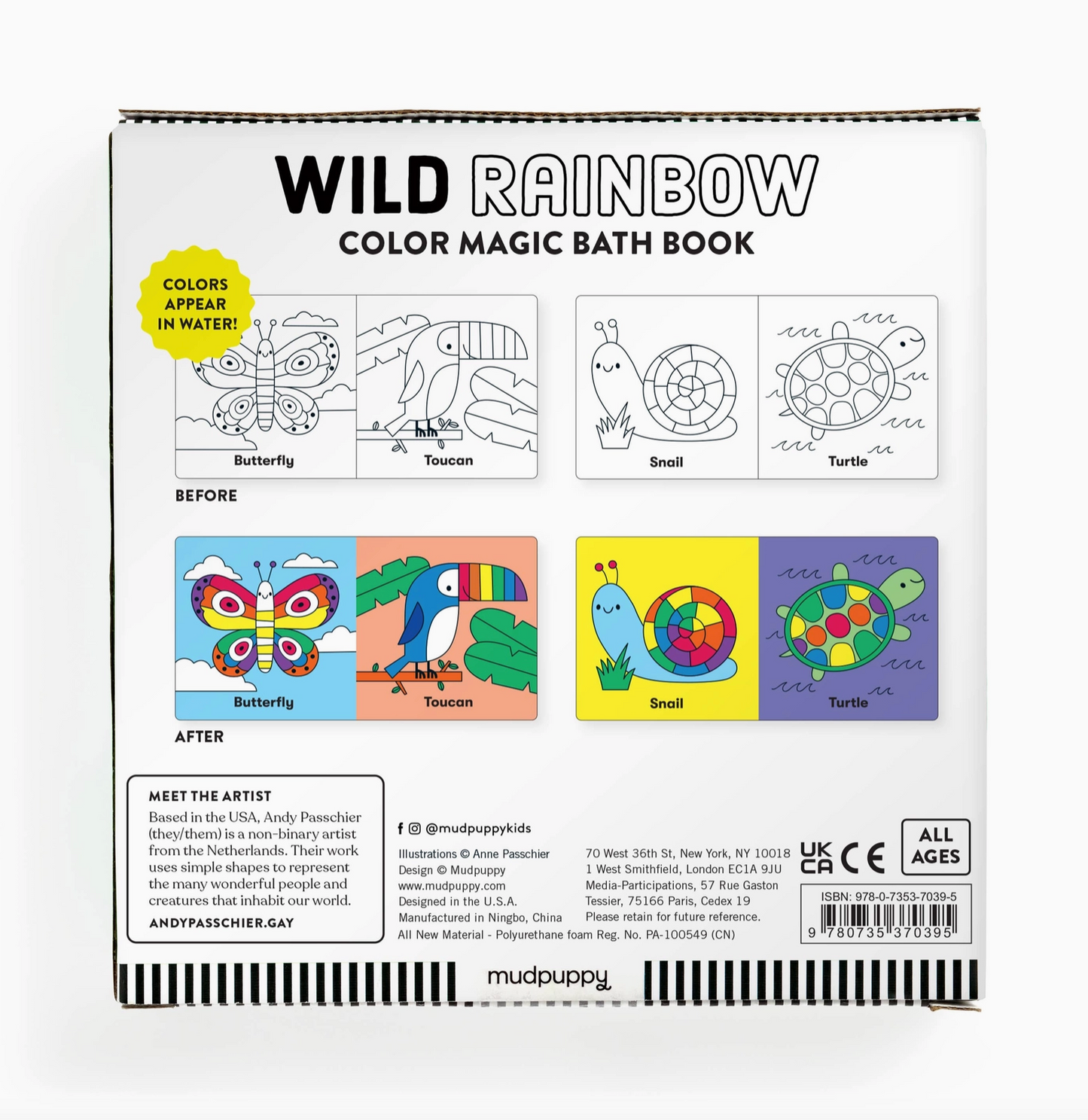 Wild Rainbow - Bath Book