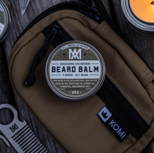 Sandalwood and Bourbon Beard Balm