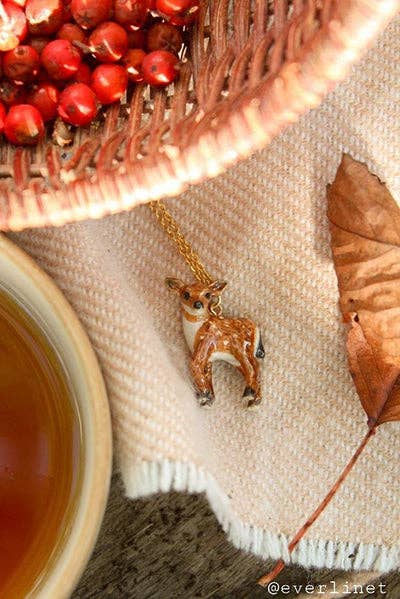 Newborn Fawn Necklace