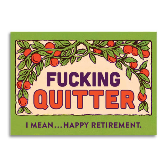 Happy Retirement Vintage Greeting Card