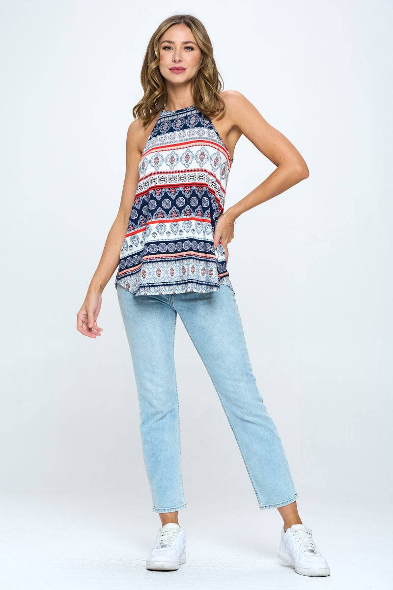 Americana Sleeveless Top