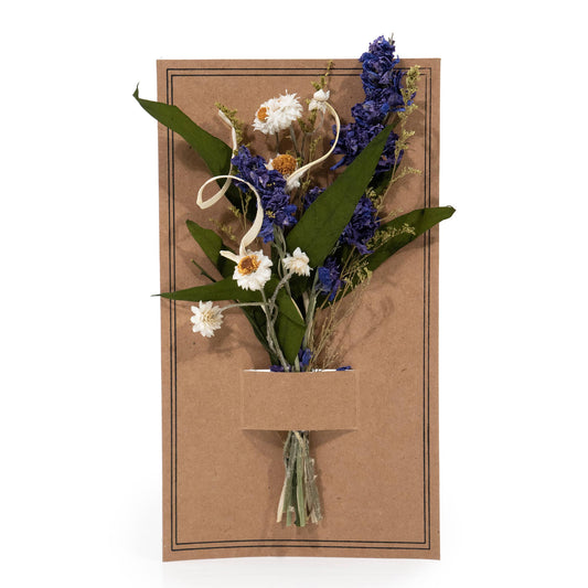 Eucalyptus & Purple Larkspur Mini Bouquet