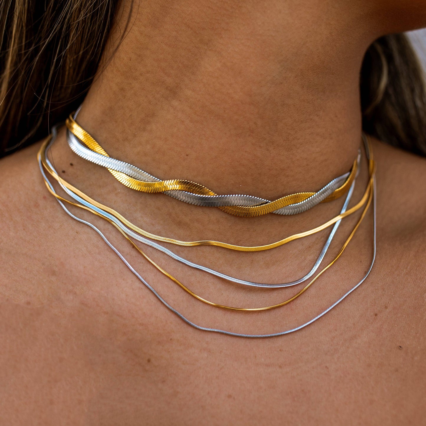 Stillness Necklace: Silver or Gold