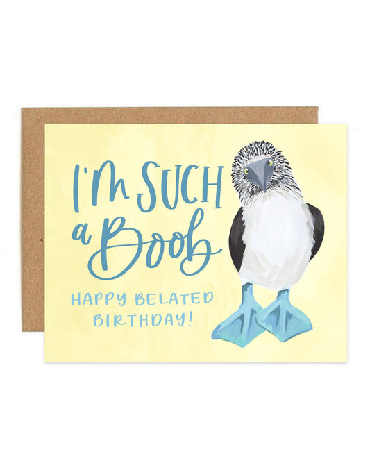 Birthday Booby Greeting Card