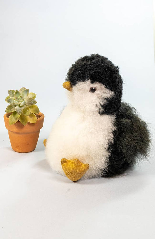 Alpaca Stuffed Animal | Baby Penguin 8" | Handmade