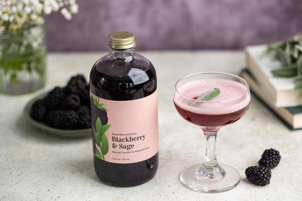 Blackberry & Sage Cocktail Mixer and Mocktail Mixer, 16 fl oz