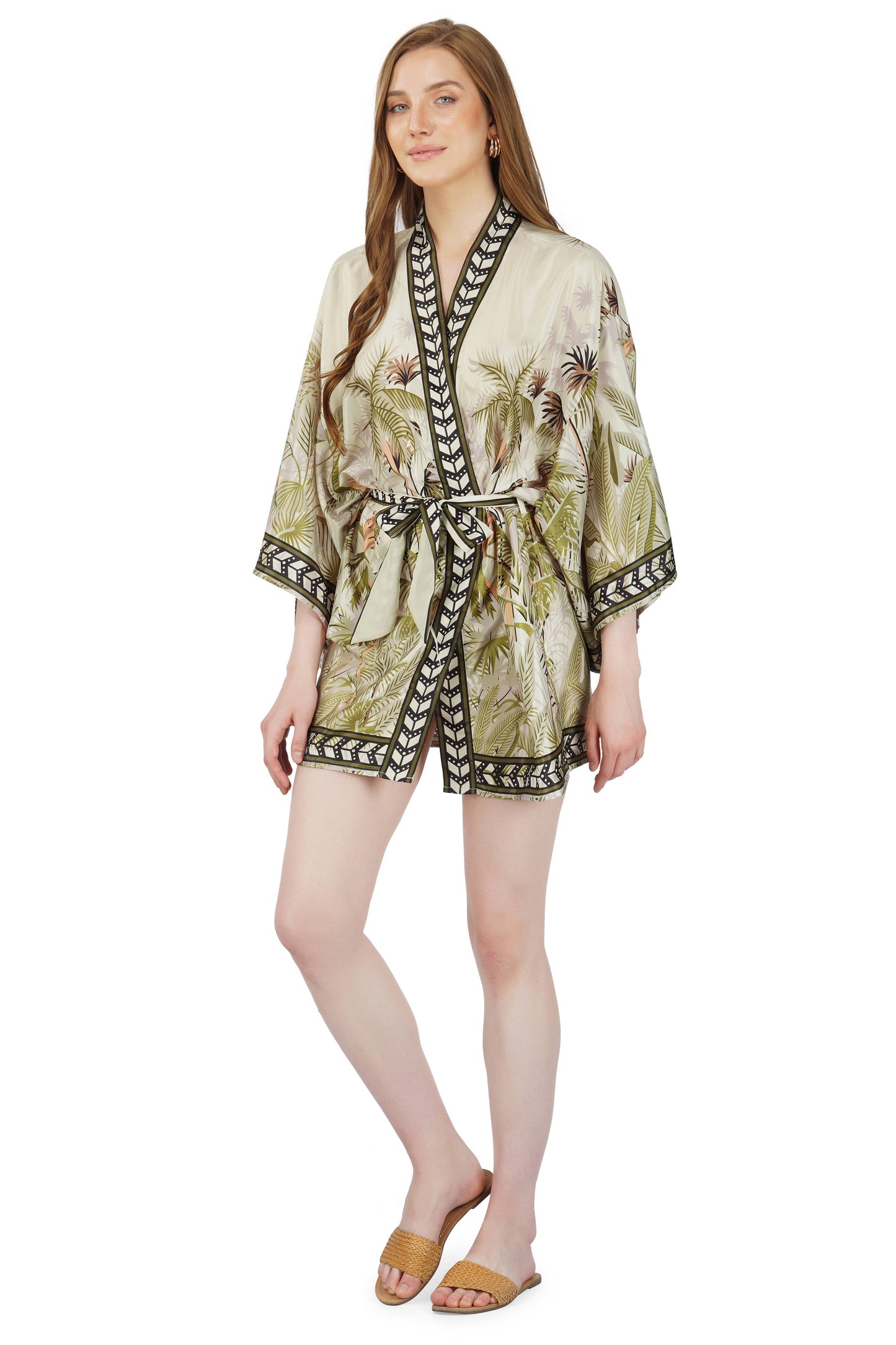 Olivia Printed Kimono Cover Up