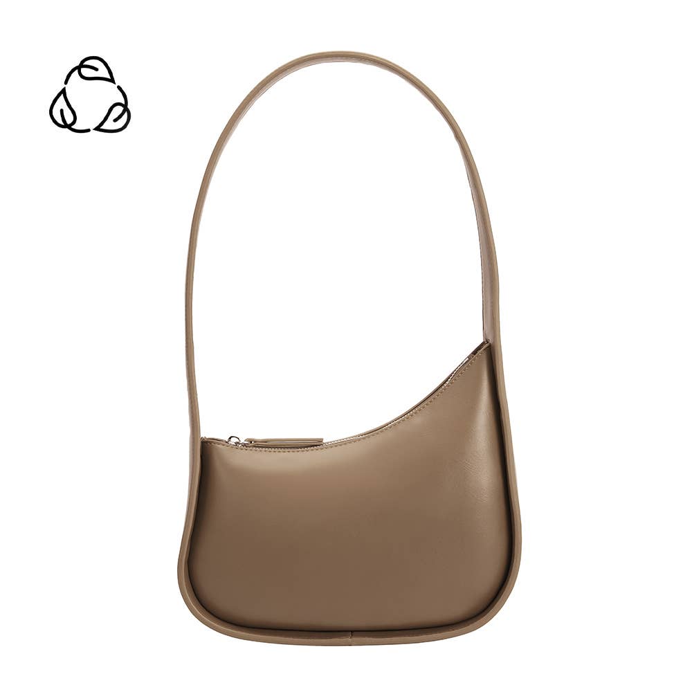 Willow Recycled Vegan Shoulder Bag - Taupe