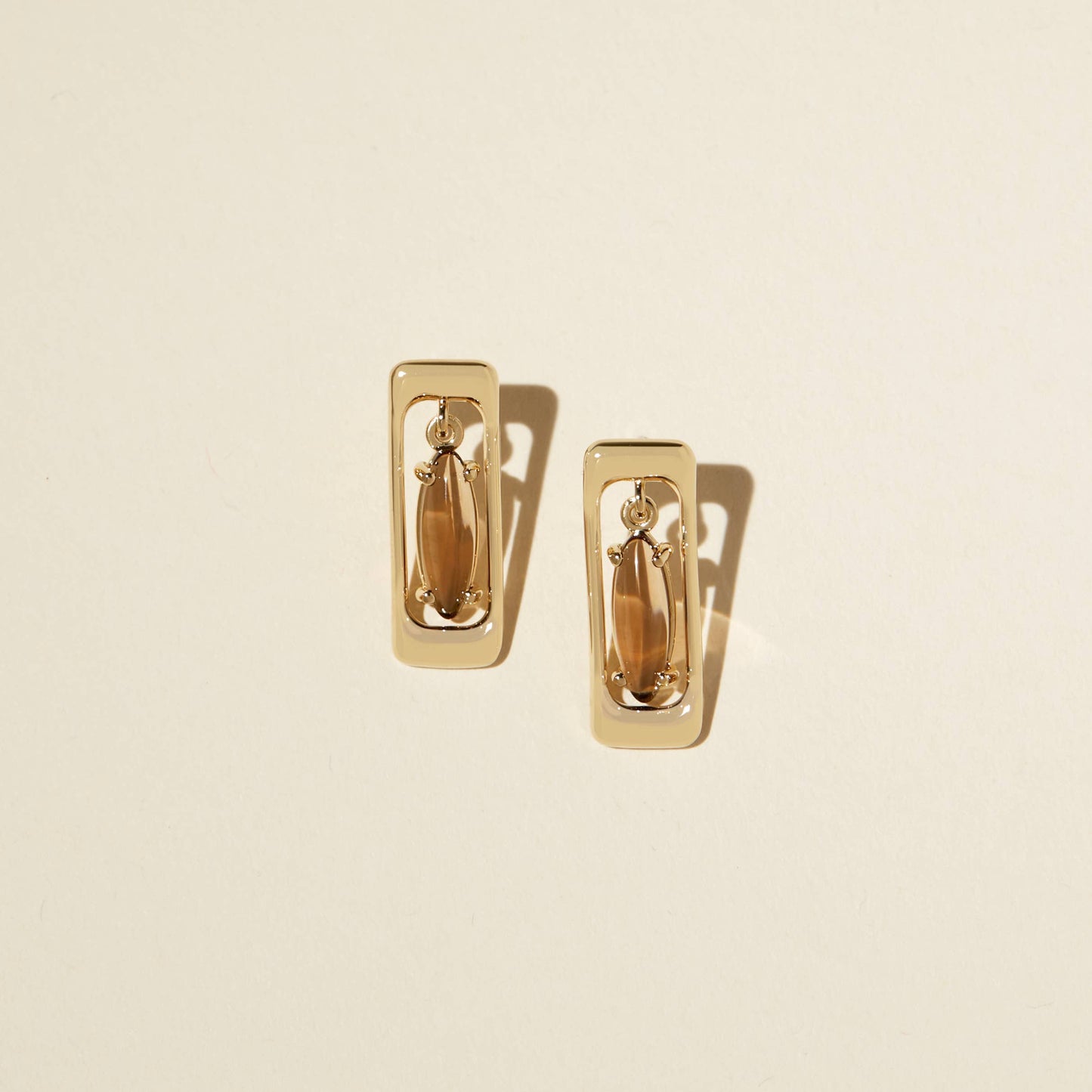 Concord Earrings - Tan