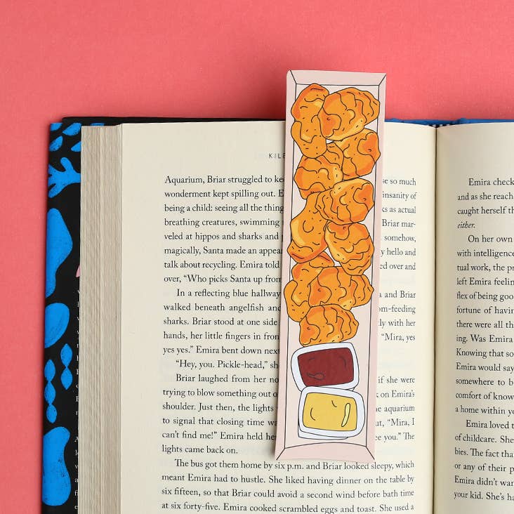 Chicken Nuggets Bookmark (it's die cut!)