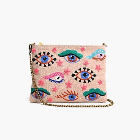 Mystic Gaze Pink Clutch