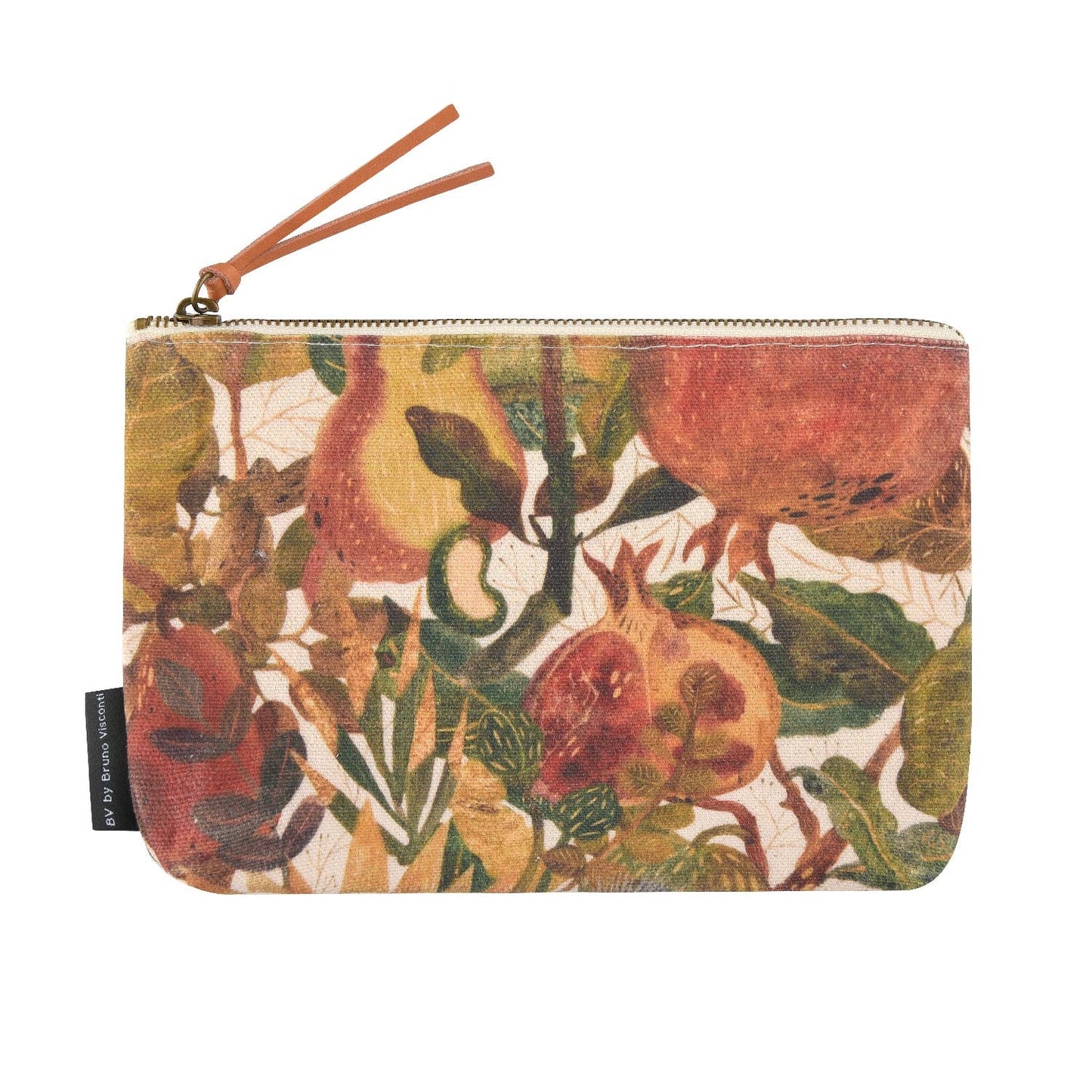 Canvas Pouch - Fig Print